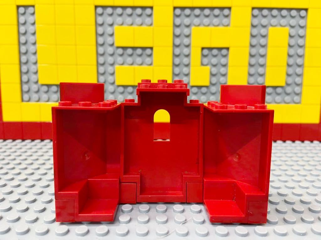 ☆城壁☆ レゴ　お城パーツ　壁　赤色　( LEGO 6067 騎士の休憩所など_画像2
