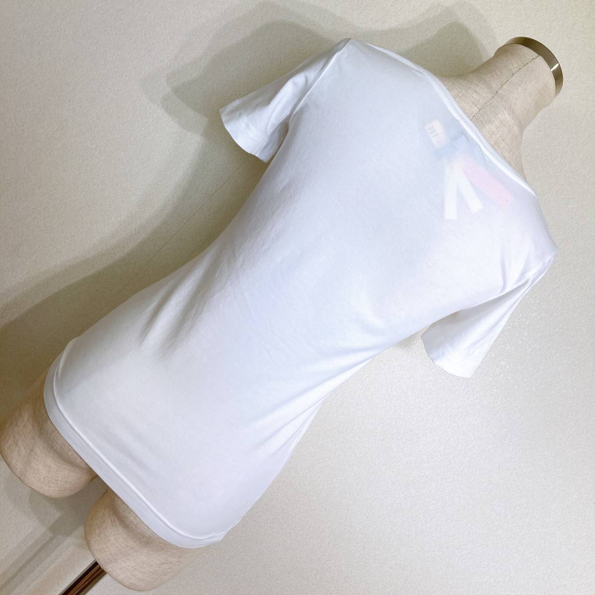 L810# Escada SPORT* белый * стразы & вышивка * короткий рукав cut футболка #XS