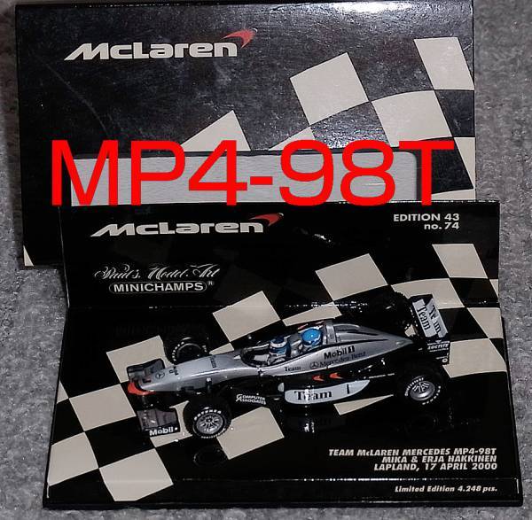 1/43 マクラーレン メルセデス MP4-98T ハッキネン イリヤ McLAREN MERCEDES