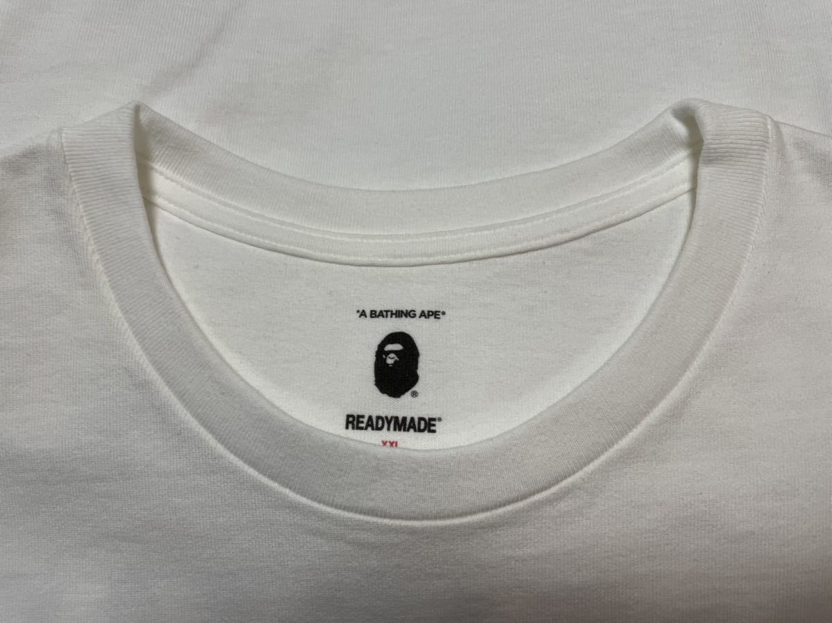 XXL A BATHING APE READYMADE 3 PACK TEE White ア ベイシング エイプ レディーメイド 3パック Tシャツ ホワイト 白 レディメイド 緑 2XL_画像5