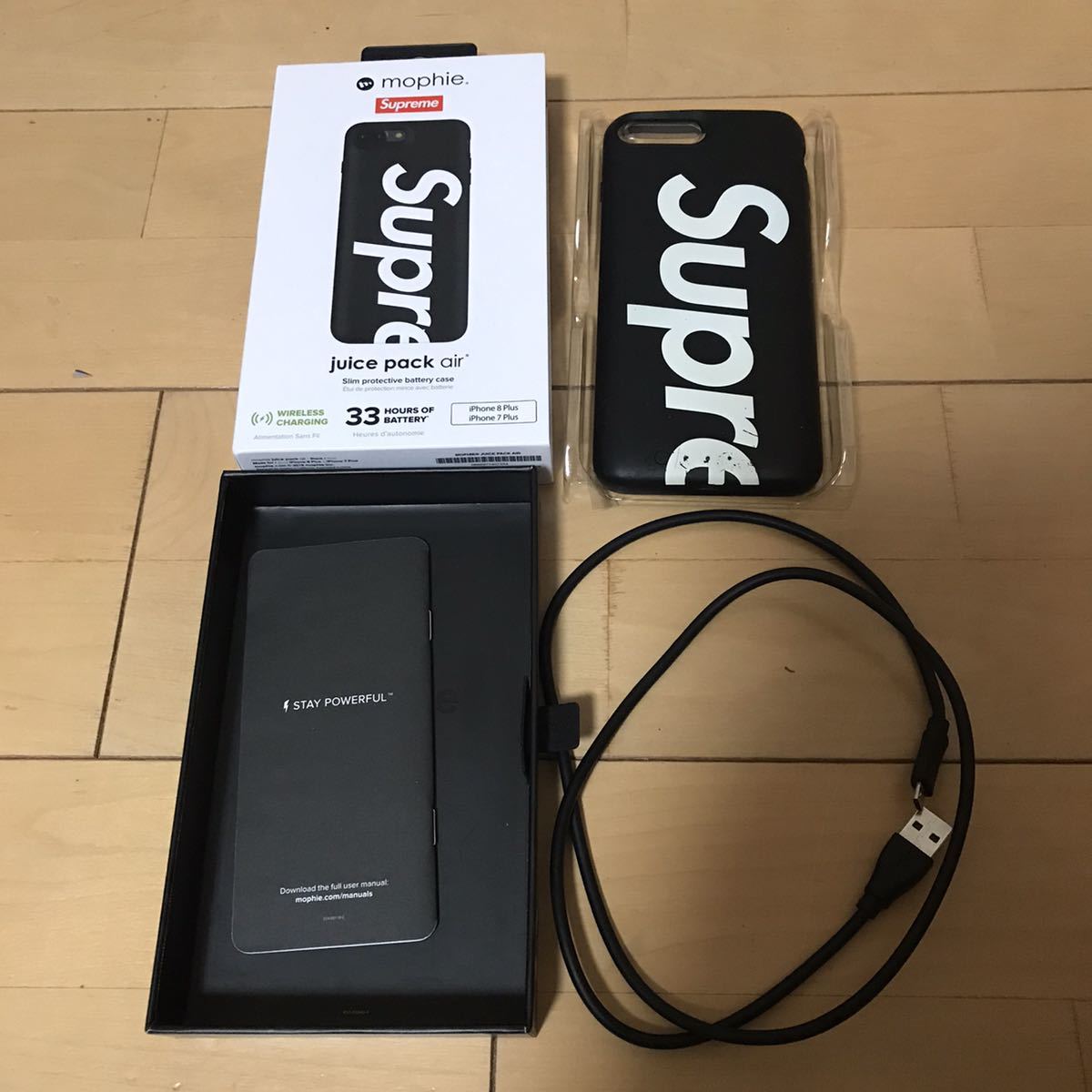 Supreme 18AW Mophie Juice Pack Air iPhone7 iPhone8 Plus Apple アップル