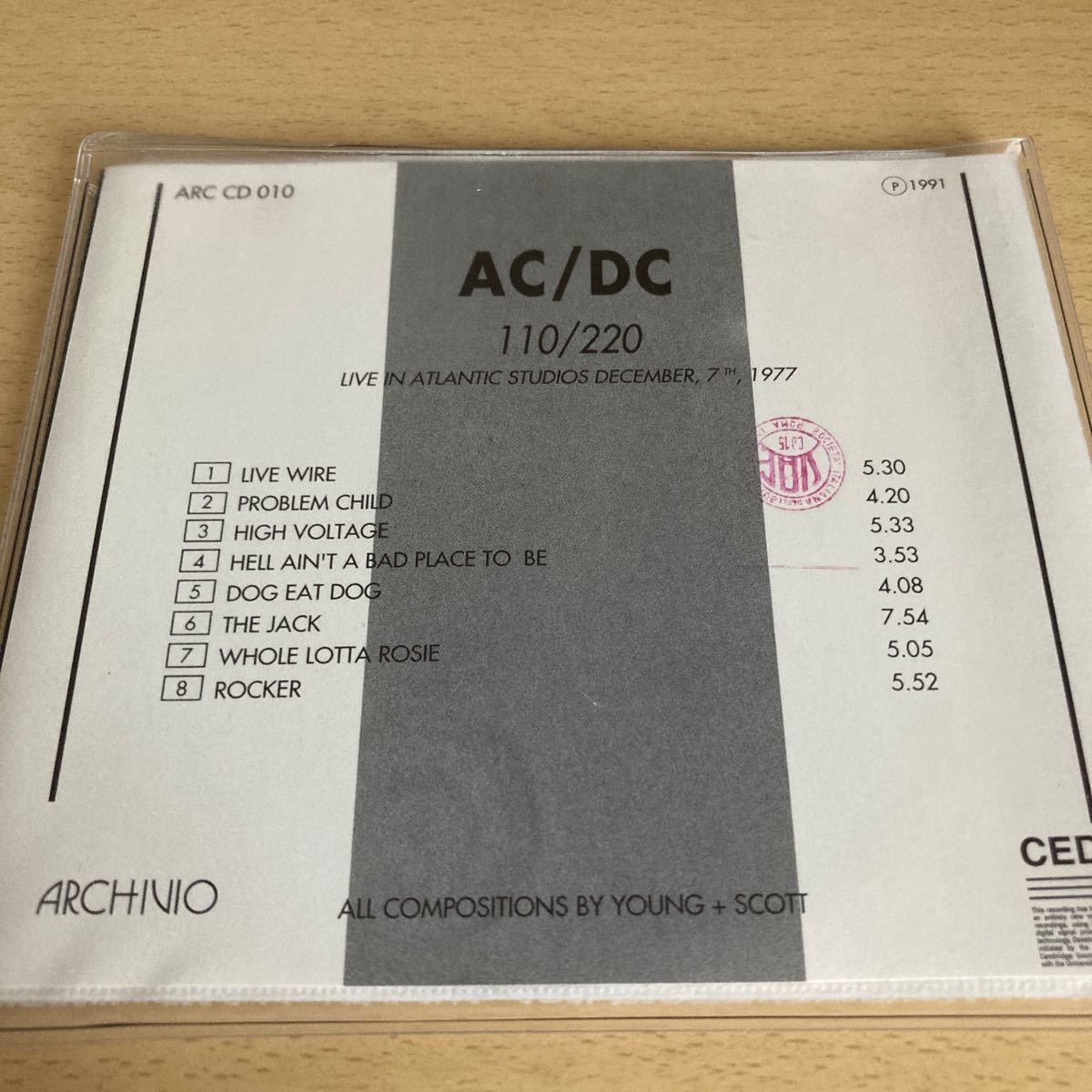 AC/DC コレクターズCD