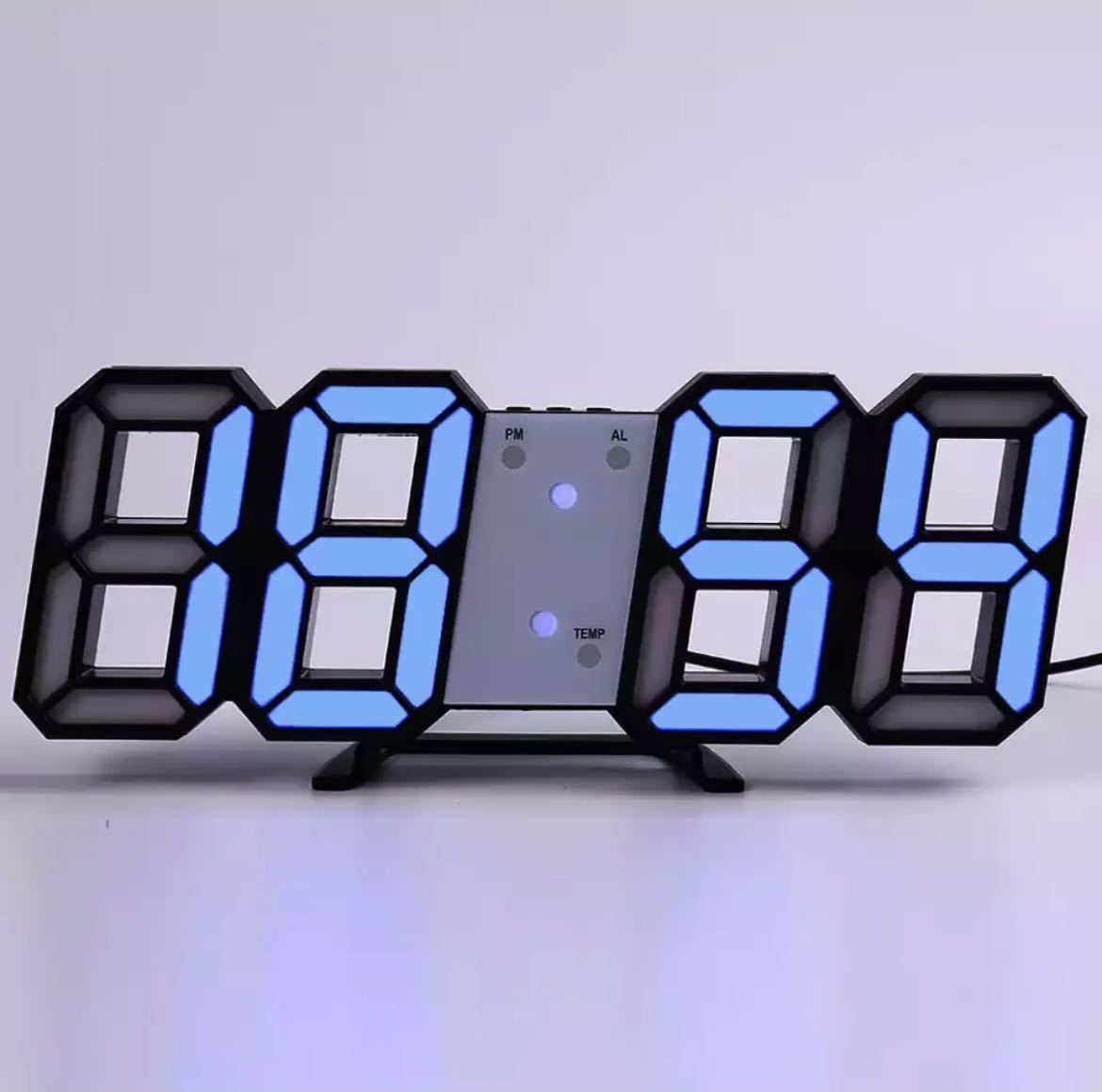 色多数 LED デジタル時計 壁掛け時計 置き時計 壁掛け 置時計 CLOCK 時計 アラーム インテリア 全10色 252_画像9