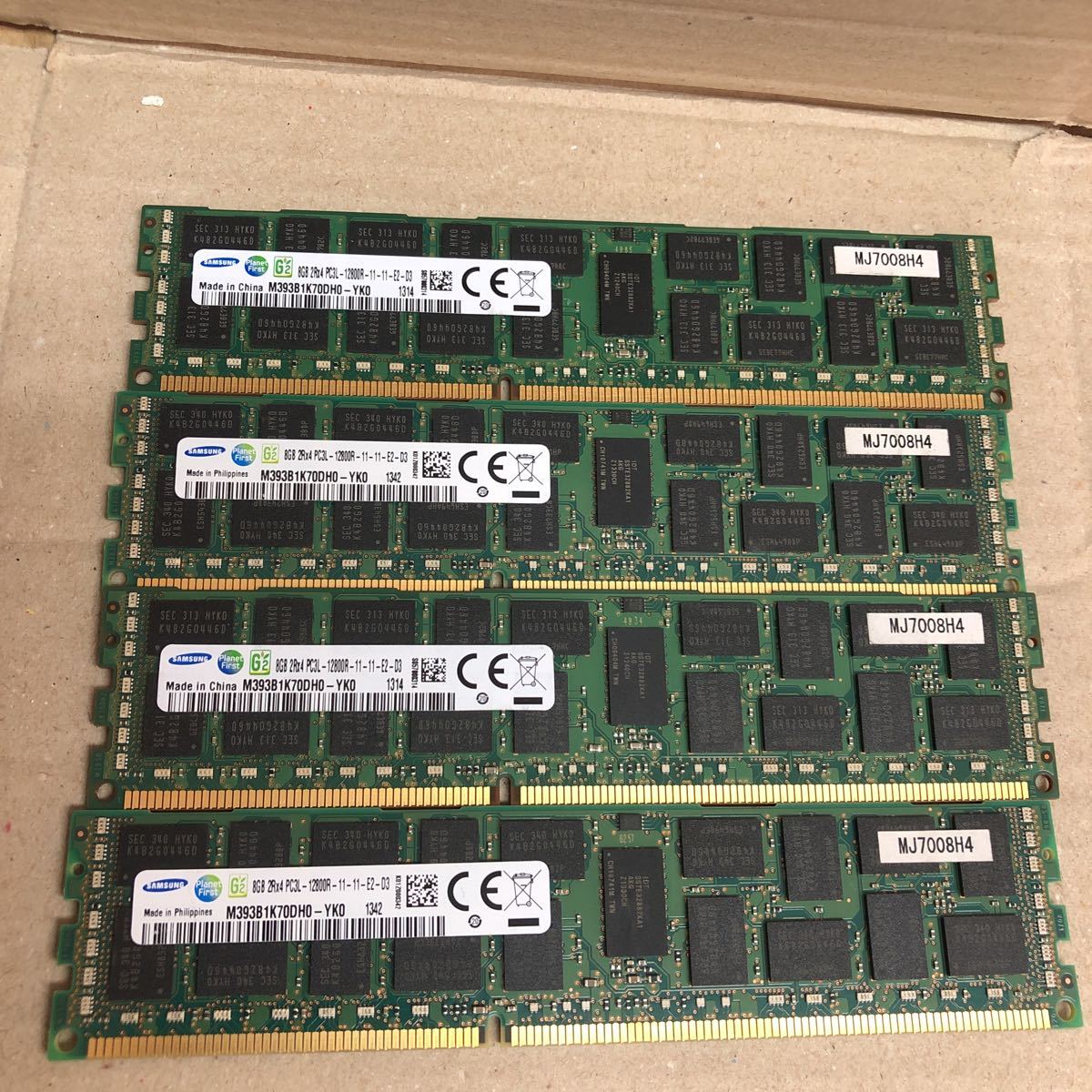 サーバー用　8GB 2Rx4 pc3L-12800R 4枚セット_画像1