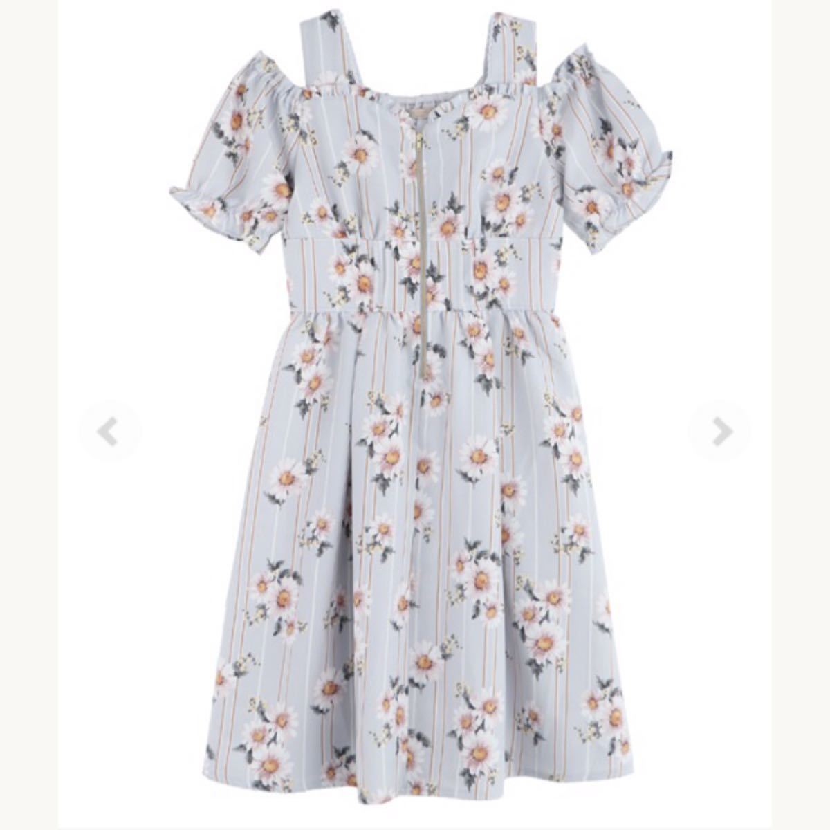 Paypayフリマ Axes Femme アクシーズファムポエティック 新品未使用 タグ付き デイジーストライプ肩開きワンピース Paypayフリマ Axes Femme アクシーズファムポエティック 新品未使用 タグ付き デイジーストライプ肩開きワンピース