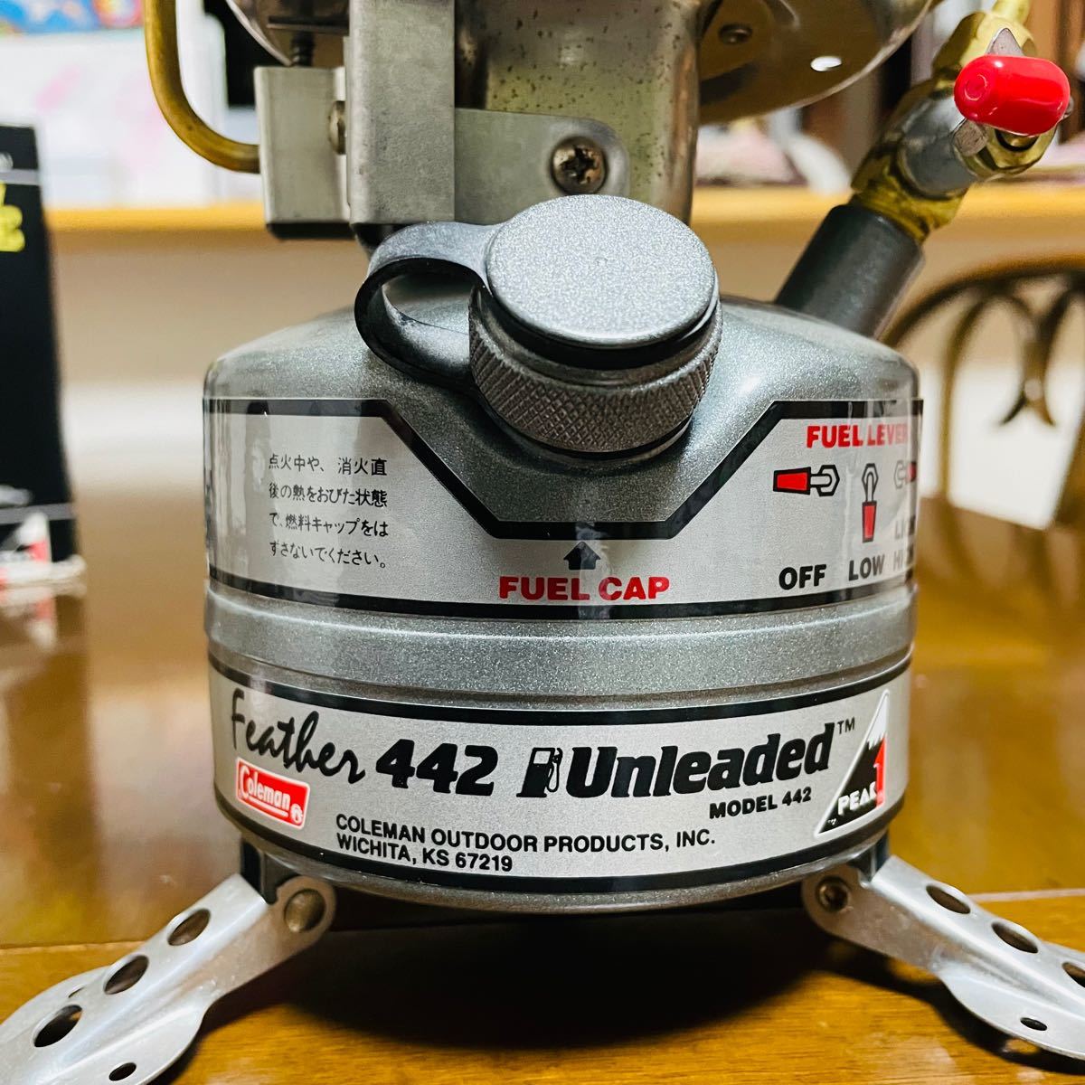 コールマン アンレデッドピーク1ストーブ ガソリンOK 442-700J コールマン アンレデッドピーク1ストーブ ガソリンOK 442-700J