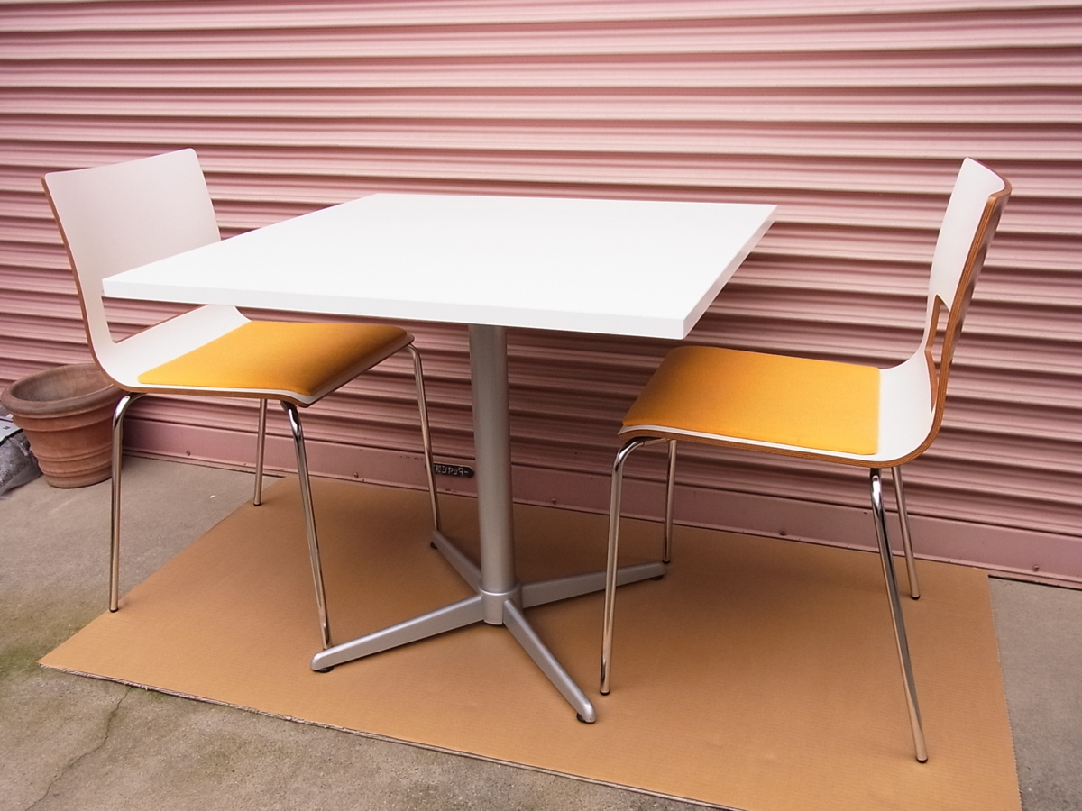 ■■【即決】sogokagu 相合家具製作所 ダイニング3点セット テーブル 椅子2脚_画像1
