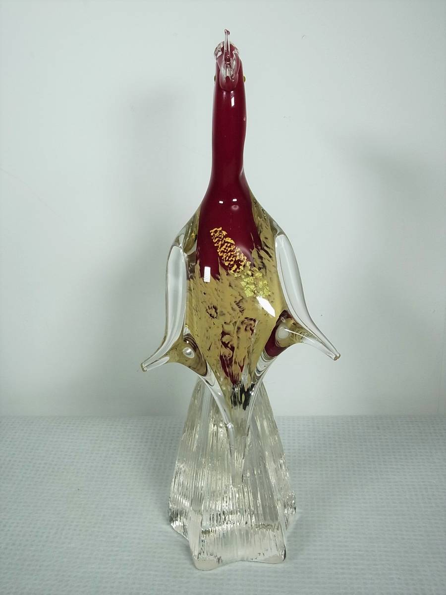 Multi Glass マルティグラス 日本製 ガラス工芸 炎の芸術 鳥