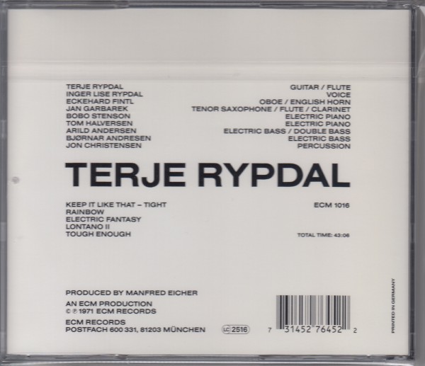 【北欧ECM】TERJE RYPDAL / テリエ・リプダル（輸入盤CD）_画像2