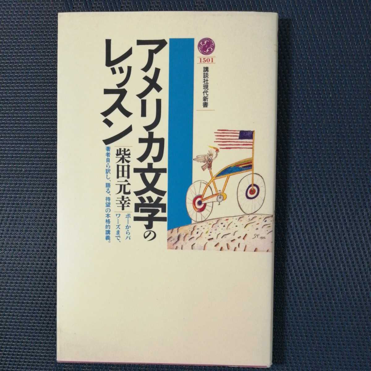 「アメリカ文学のレッスン」　柴田元幸著　講談社現代新書1501_画像1