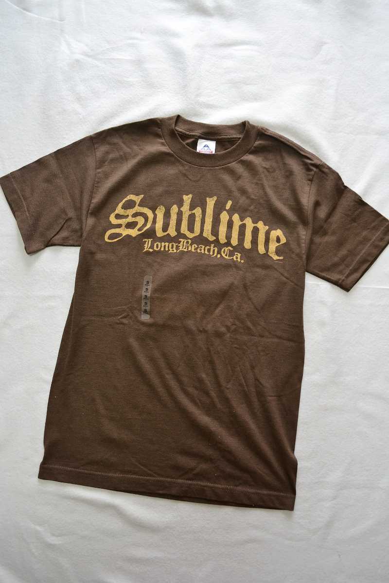 SUBLIME sub lime T-shirt S Brown tea 