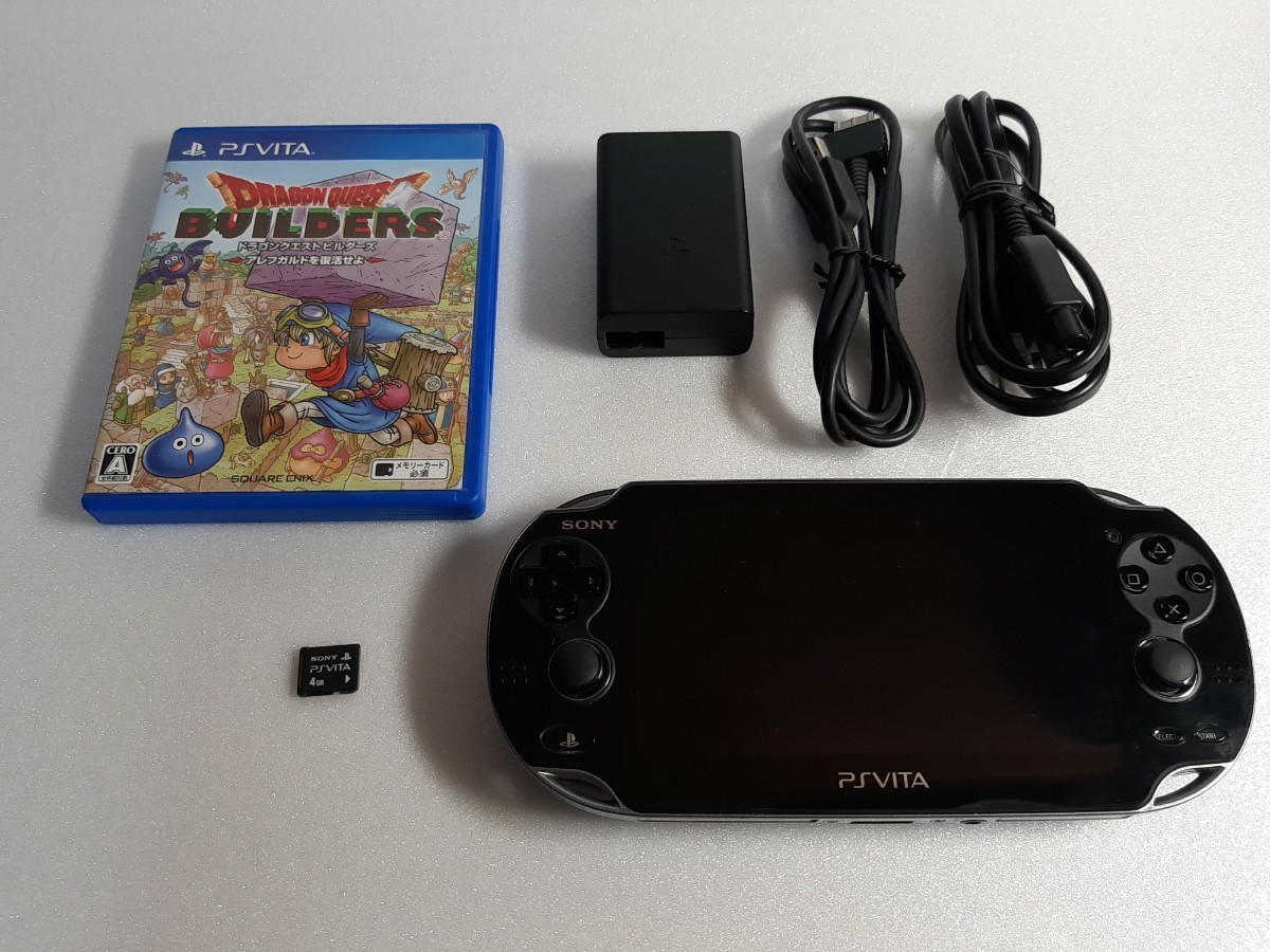 PS Vita SONY PCH-1000 4GBメモリーカード ソフト１本付き｜PayPayフリマ