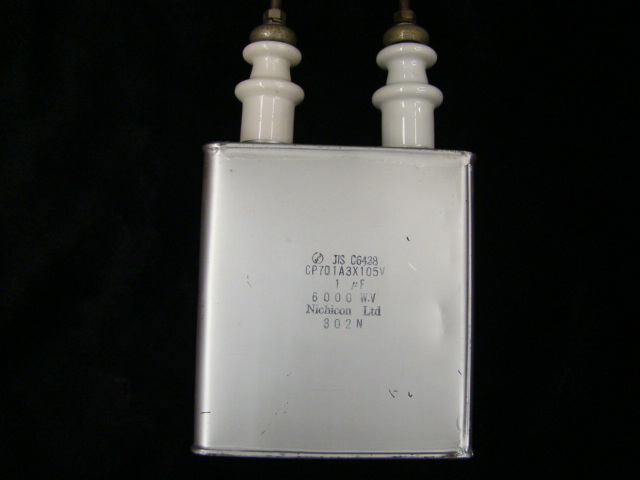 Nichicon オイルコンデンサー 1μF/6000WV Nichicon オイルコンデンサー 1μF/6000WV