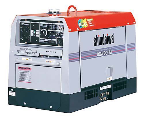 お洒落 発電機兼用溶接機 ディーゼルエンジン DGW300M 新ダイワ