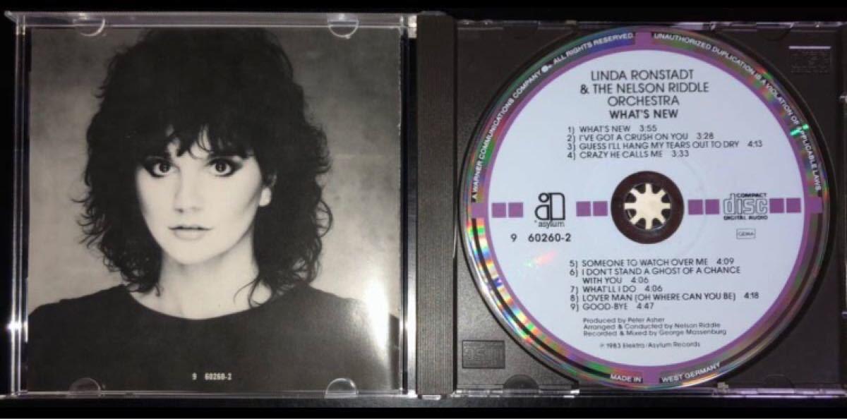 LINDA RONSTADT & THE NELSON RIDDLE ORCHESTRA / WHAT'S NEW 西独ターゲット