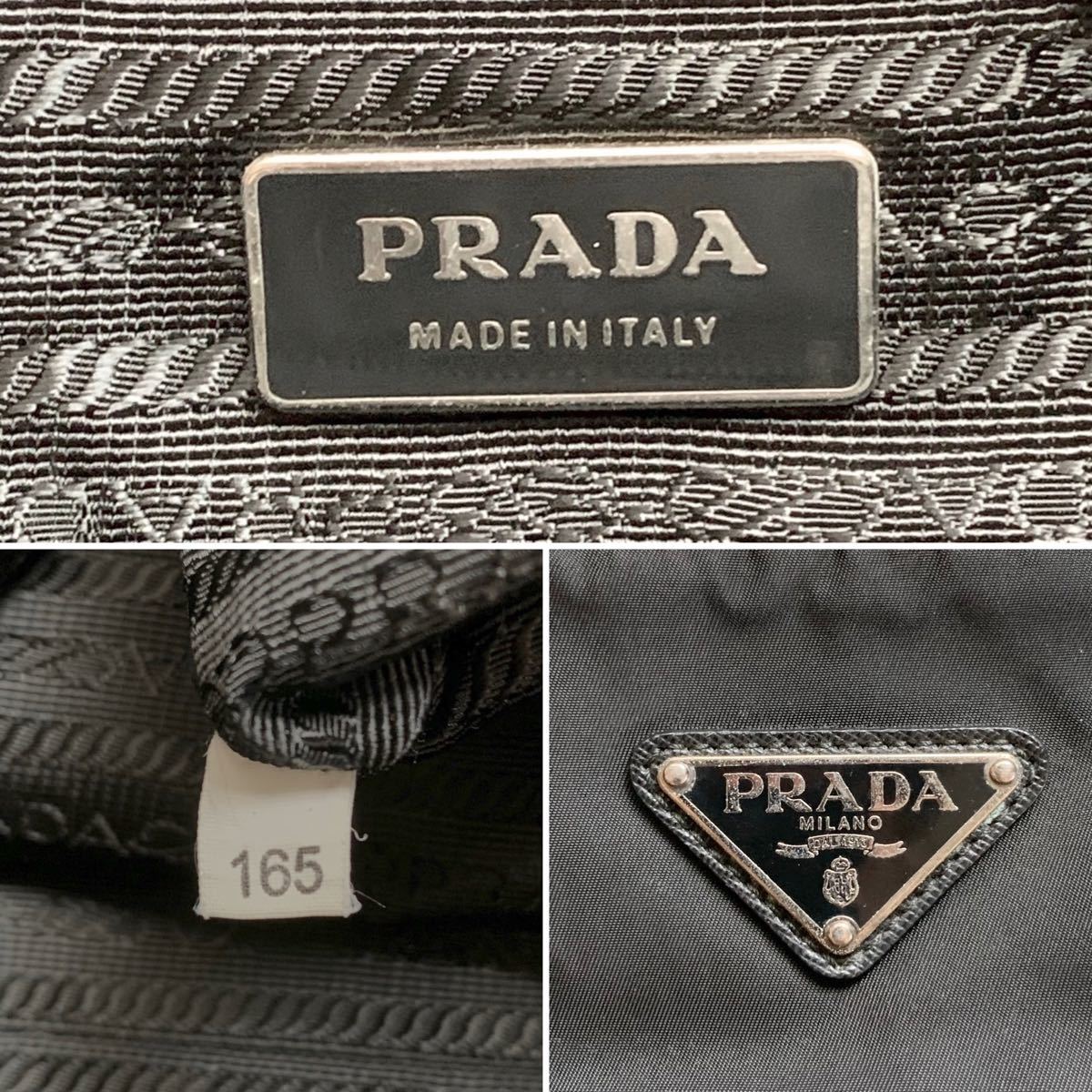 PRADA プラダ トートバッグ 三角プレート 白タグ165|Yahoo PRADA プラダ トートバッグ 三角プレート 白タグ165|Yahoo