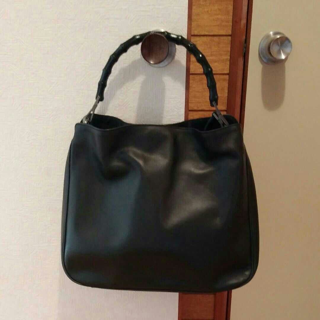 GUCCI バンブー 2way ハンドバッグ レザー ホーボー ショルダーバッグ GUCCI ホーボー レザー バンブー 2wayバッグ|Yahoo!フリマ(旧