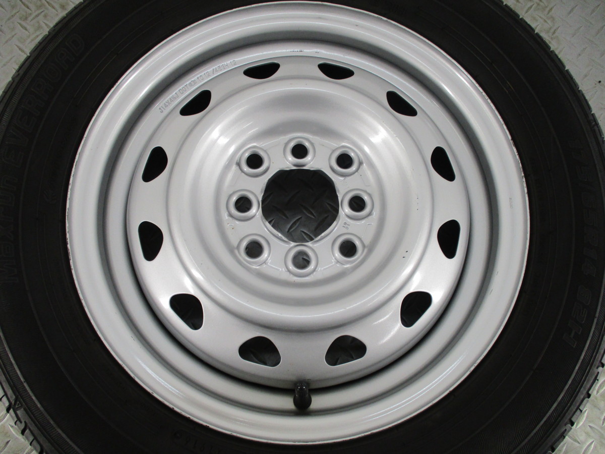 ■中古タイヤホイール■　14インチ 4.5J +45 4H マルチ 100 114.3 AUTOBACS Maxrun EVERROAD 175/65R14 82H S 激安 送料無料 I310_マルチ