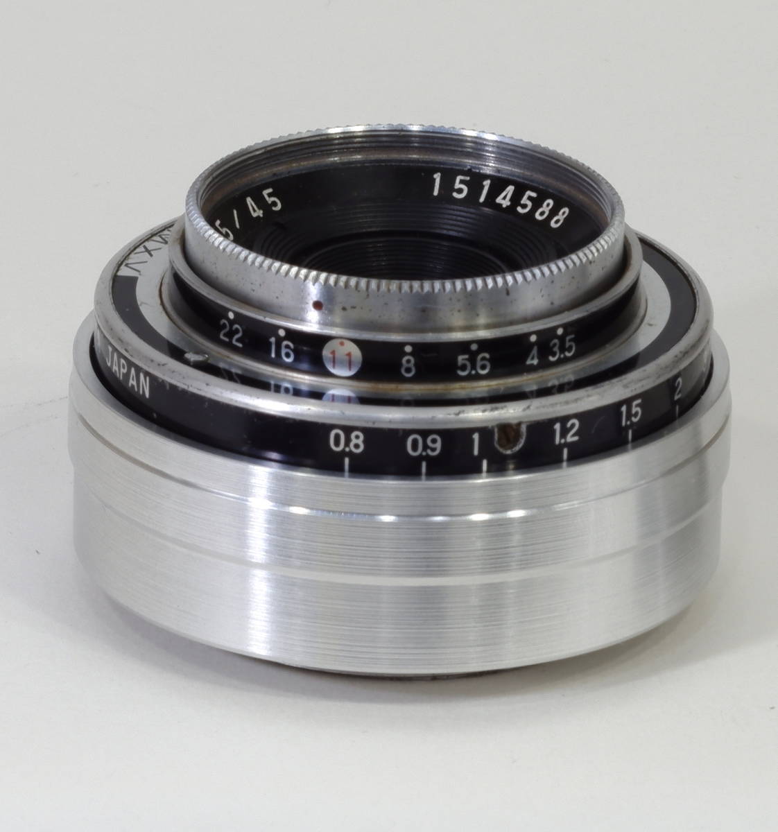 minolta Rokkor CHIYOKO 3.5/45 L39マウント改造 minolta Rokkor CHIYOKO 3.5/45 L39マウント改造