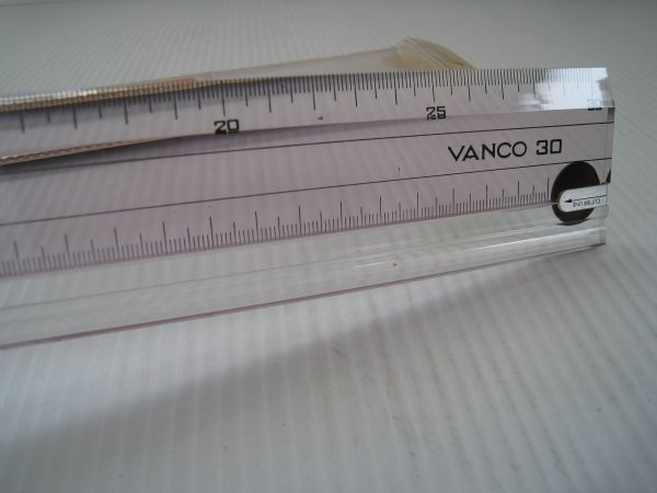 【N12R371】VANCO　バンコ　カッター　スケール　30-40　カッターラインにカッターの刃先を入れ簡単に切れます_画像3
