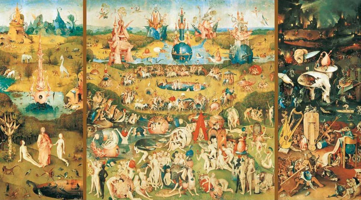 ED 14831 9000 piece jigsaw puzzle Spain sale . comfort. .hieronims* Boss The Garden of Earthly Delights, Hieronymus Bosch