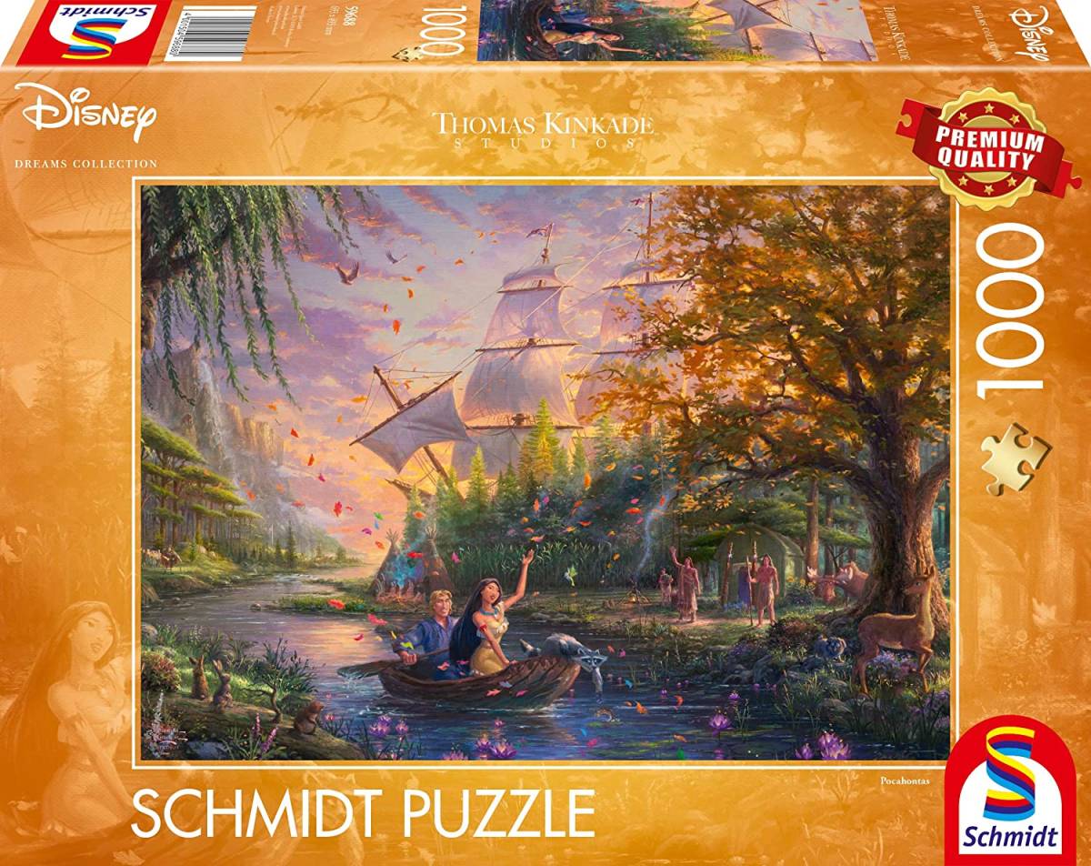 SD 59688 1000ピース ジグソーパズル ドイツ発売 ディズニー ポカホンタス Thomas Kinkade - Disney - Pocahontas_画像1