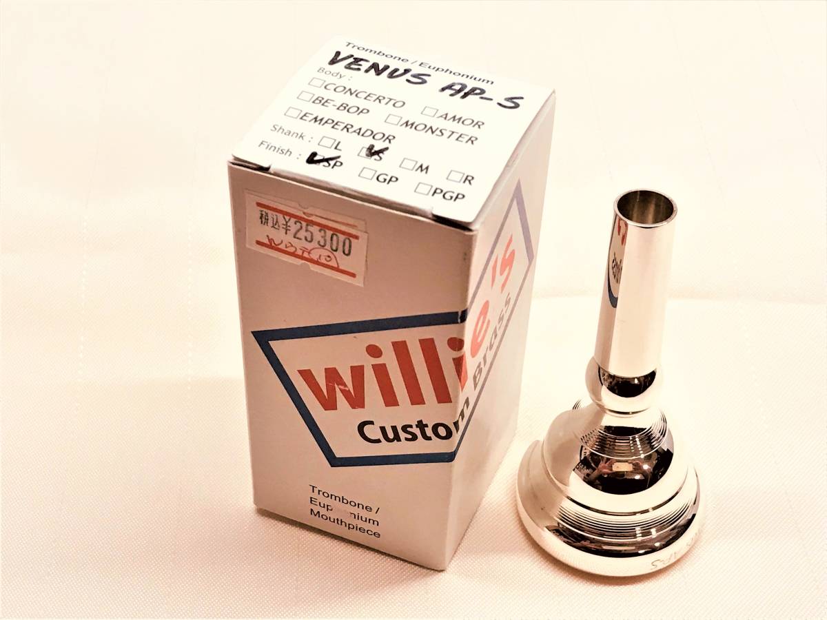 Willie´s bottom´s bells 5Mχトロンボーンマウスピース-