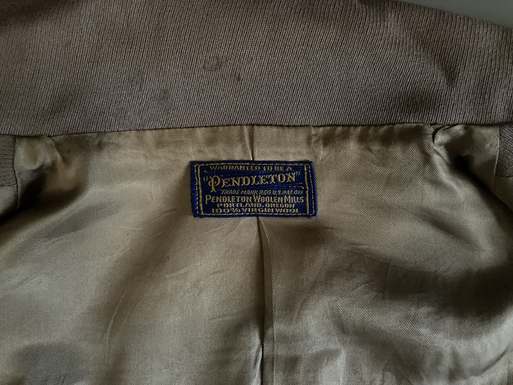 30s 40s ビンテージ ペンドルトン PENDLETON ウール スポーツ