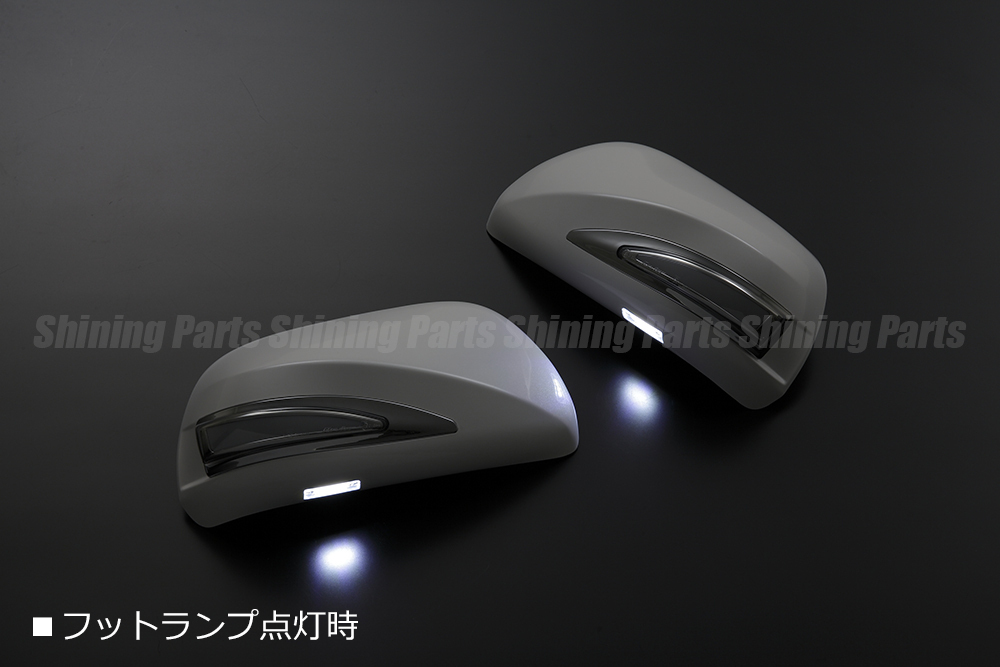 [流星バージョン] 70系 ノア/ヴォクシー LED ウインカーミラー Type LS [1F7/橙光] 流れる ウインカー ミラー 流星 Revier ZZR 70/75_画像4