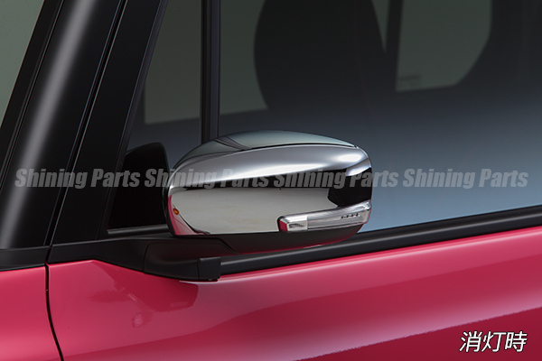 REIZ MH55S Wagon R stingray hybrid T/X LED winker mirror lens KIT foot lamp attaching [ light smoked / blue light ]