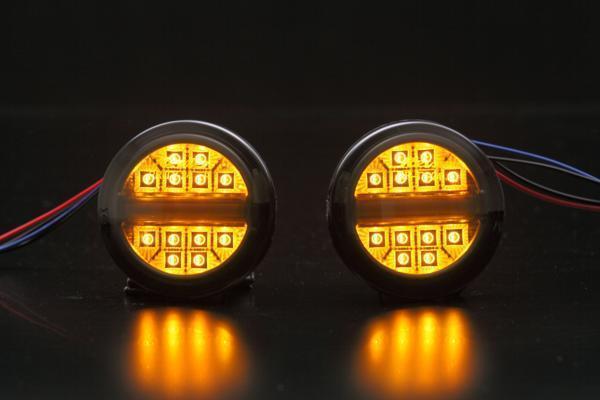 Revier NHP10 アクア G's LED フロント ウインカー バー付 [スモーク/シルバー/白光] ※要加工_画像2
