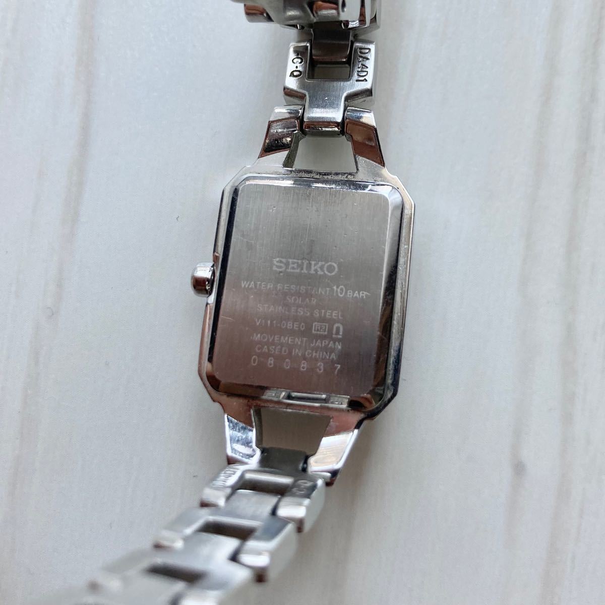 【電池不要でエコ】SEIKO 腕時計 レディース レディース腕時計 セイコー　ソーラー