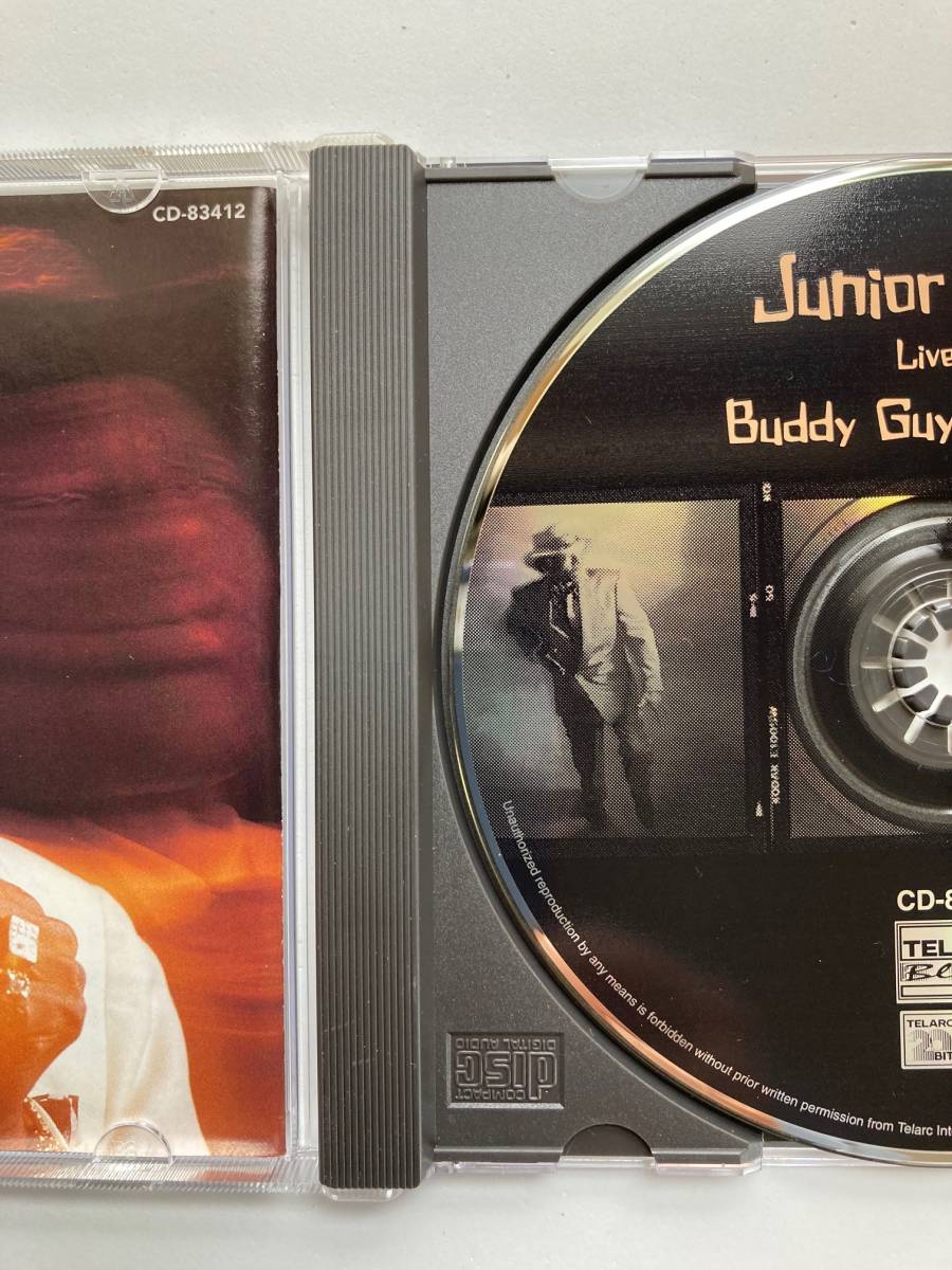 【ブルース】ジュニア・ウェルズ (JUNIOR WELLS) 「LIVE AT BUDDY GUY'S LEGENDS」(レア）中古CD、USオリジナル初盤、BL-987の画像3
