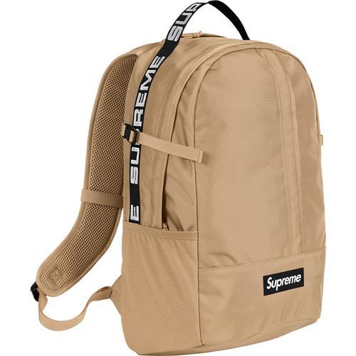 即決 送料無料 Supreme Backpack tan 18SS シュプリーム バックパック