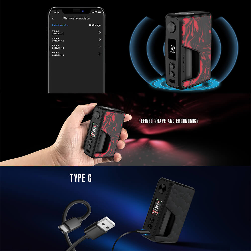 VAPE VANDYVAPE PULSE V2 SQUPNK MOD 【正規品】CarbonFiber/FullBlack　新品　未開封 _画像9