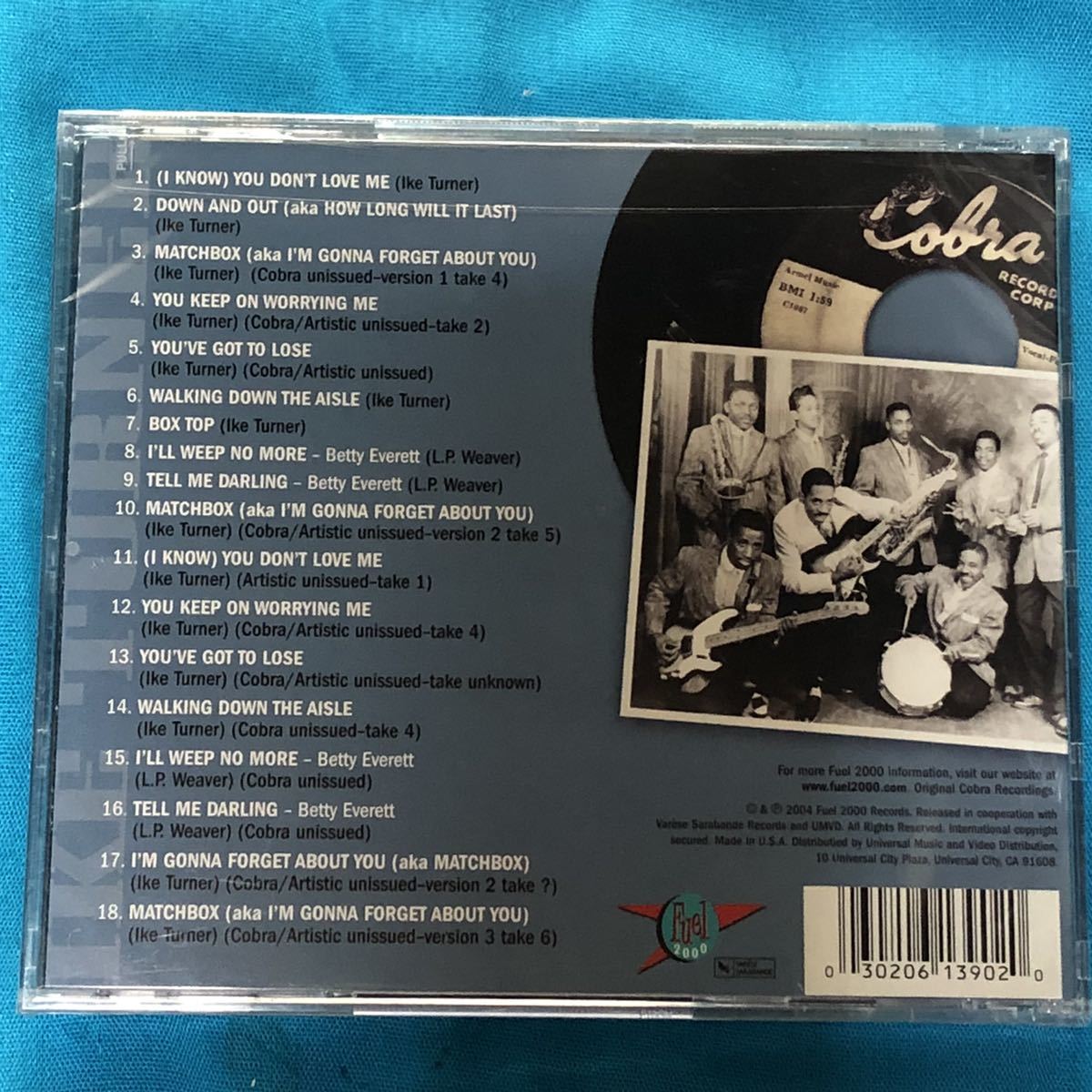 IKE TURNERアイク・ターナー「KING COBRA THE CHICAGO SESSIONS」新品未開封　シカゴコブラ録音_画像2