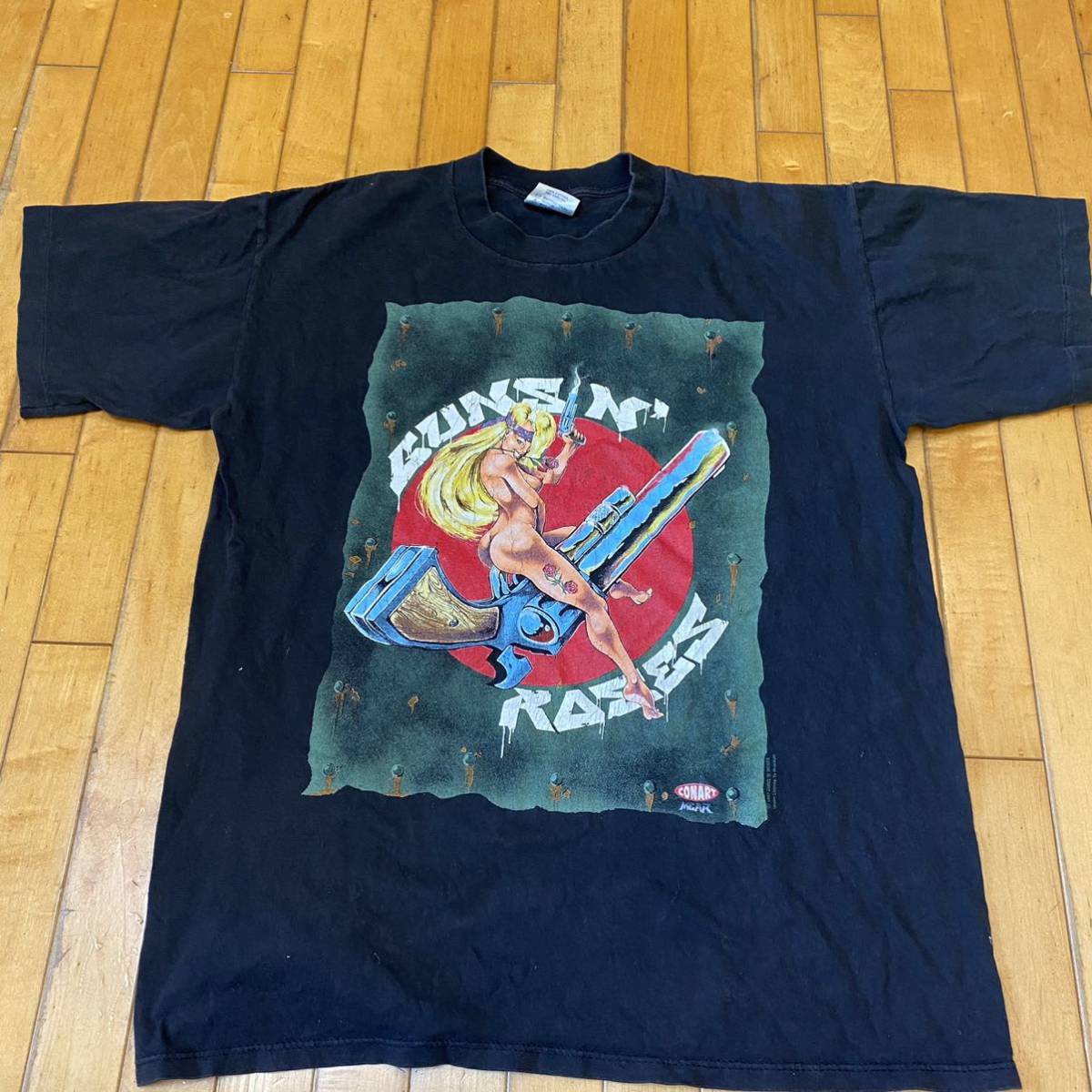 ベビーグッズも大集合 Roses GUNS' conart 90's ツアーTシャツ ROSES N