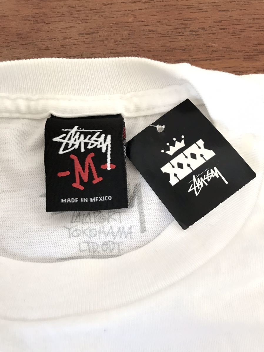 新品☆stussy☆ステューシー☆ららぽーと横浜チャプトオープン記念ウイングスカル半袖Tシャツ