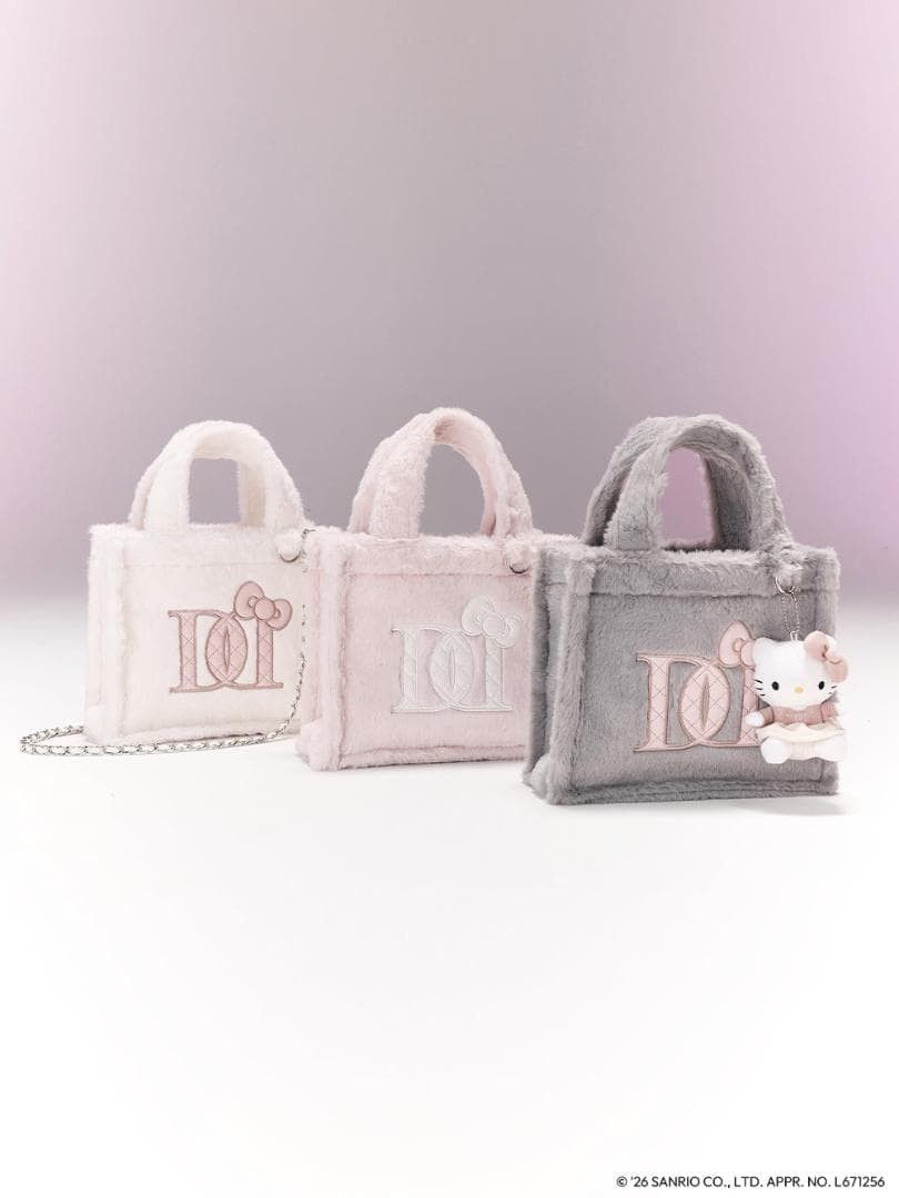 【ダーリッチ】Hello Darichファーミニトートバッグ ピンク PINK 完売新品 Darich Hello Darichファーミニトートバッグ ホワイト