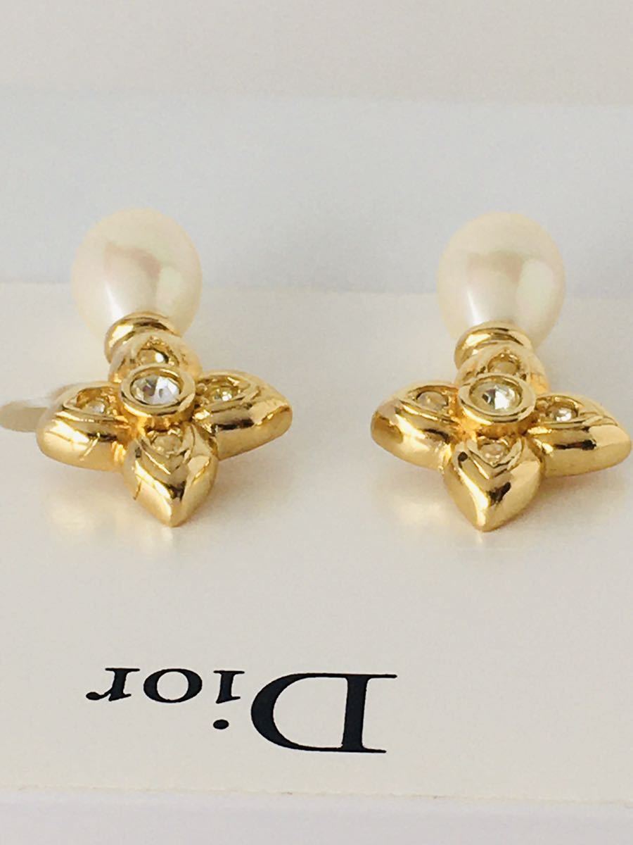 希少・美品◎Christian Dior クリスチャン・ディオールフラワー