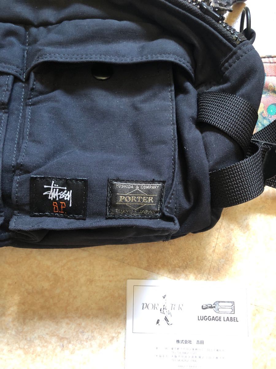 PORTER× STUSSY ウエストバッグ - ボディーバッグ