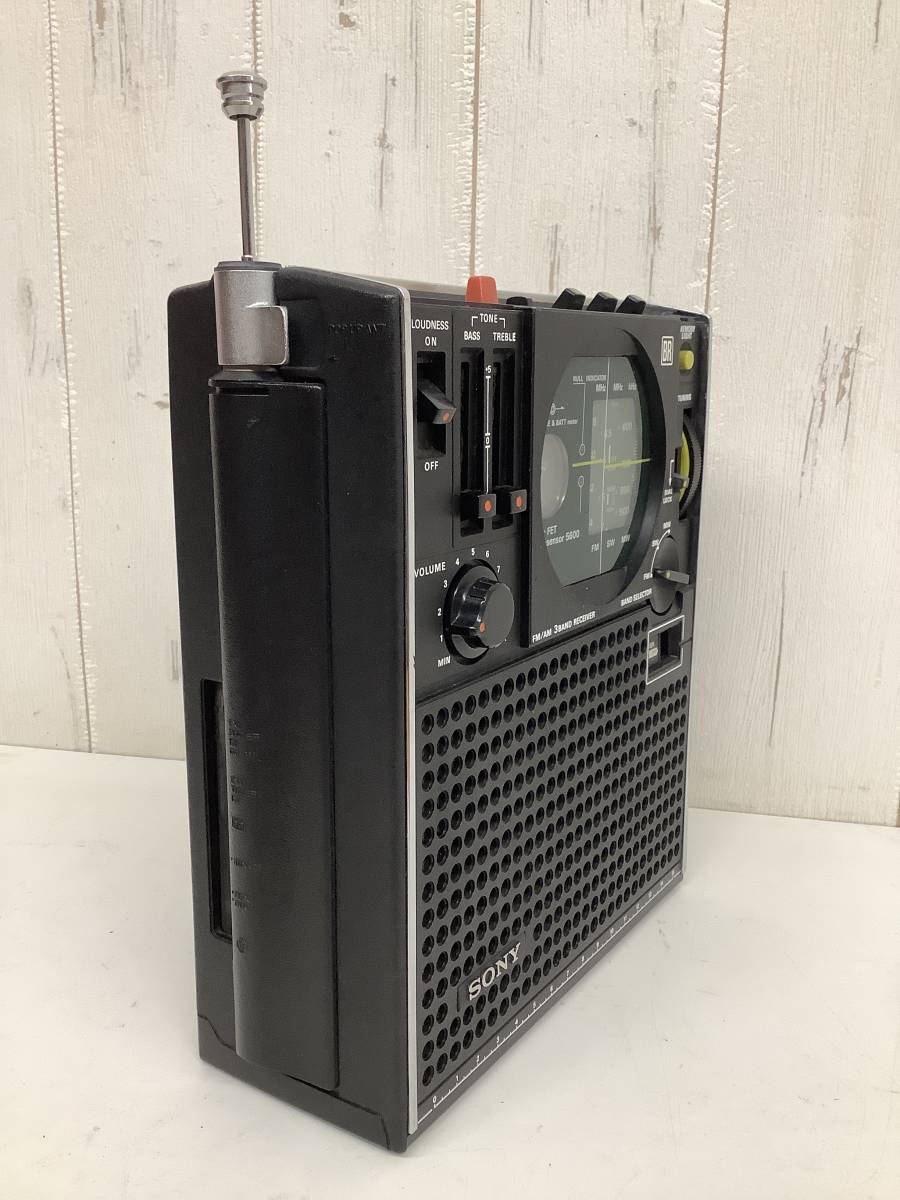 Yahoo!オークション - 昭和レトロ 当時物 SONY ソニー ICF-5600 Yahoo!オークション - 昭和レトロ 当時物 SONY ソニー ICF-5600
