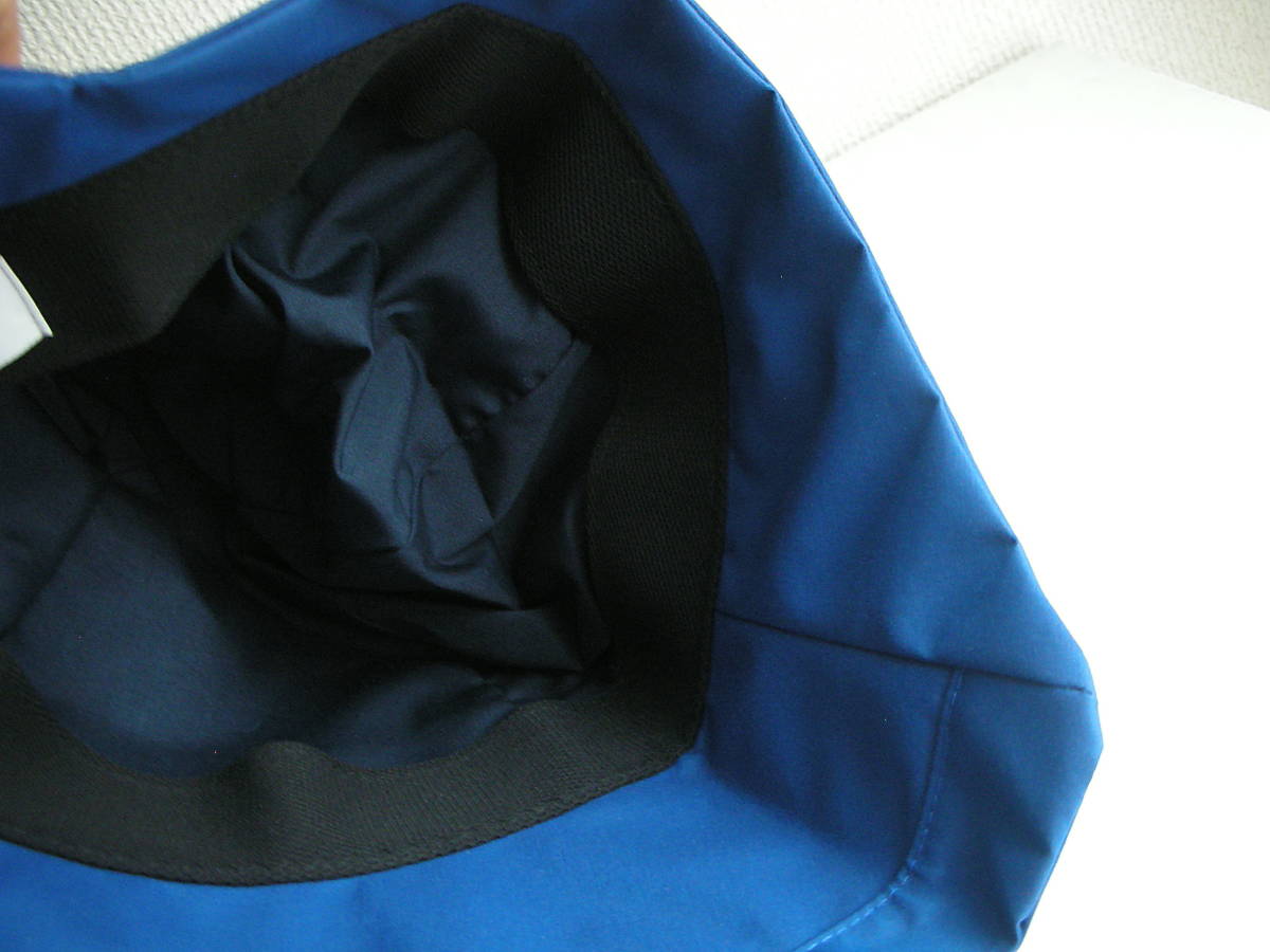 k98 new goods 19,000 jpy 56cm man and woman use made in Japan kami rough kaKAMILAVKA rain for also * raincoat solid . folding hat hat asimeto Lee blue blue 