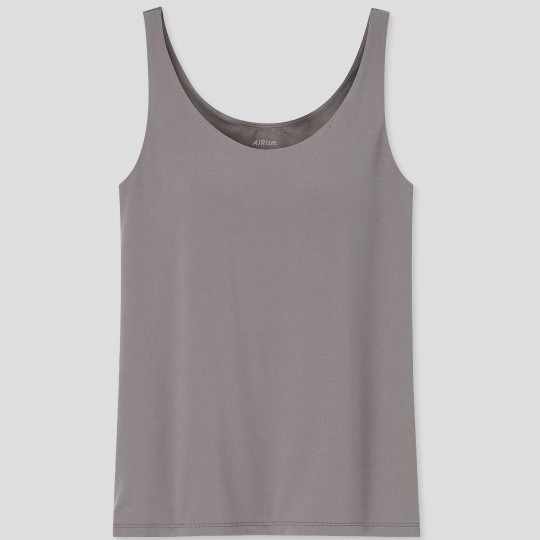 ユニクロ エアリズム ブラタンクトップ 3XL ブラウン 先月購入