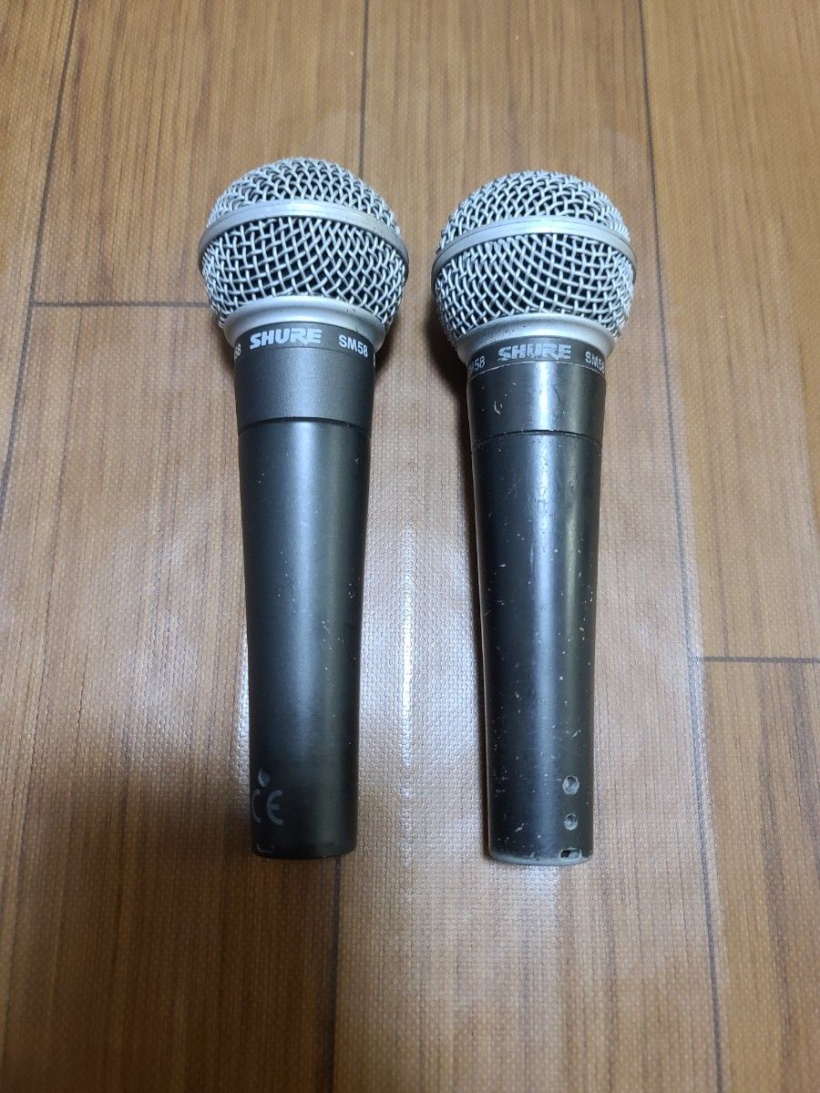 SHURE SM58 ダイナミックマイク 2本セット sm58 マイク セット」の人気