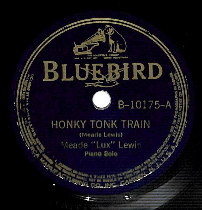 S0261/JAZZ SP/ rice /BLUEBIRD/Meade Lux Lewis/Honky Tonk Train/Whistlin\' Blues