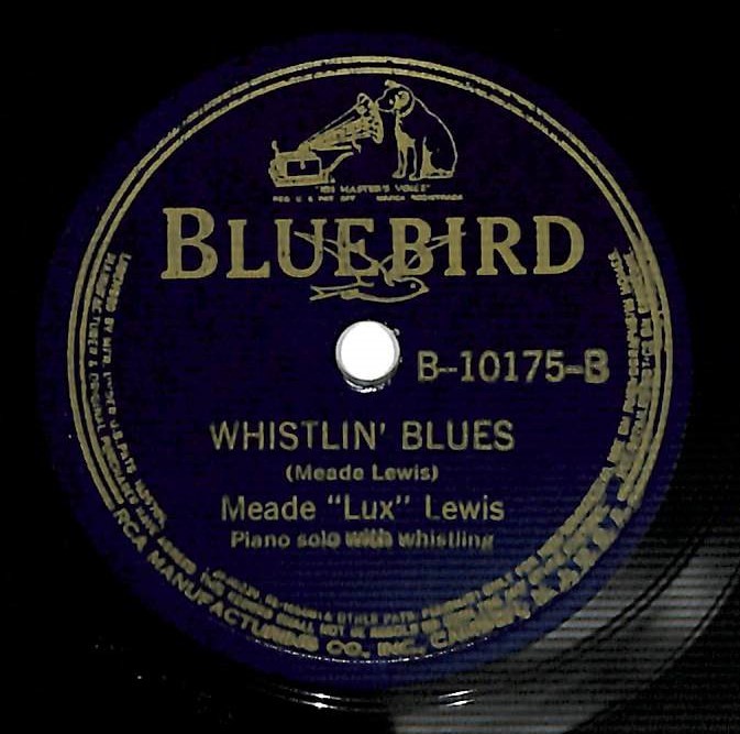 S0261/JAZZ SP/ rice /BLUEBIRD/Meade Lux Lewis/Honky Tonk Train/Whistlin\' Blues