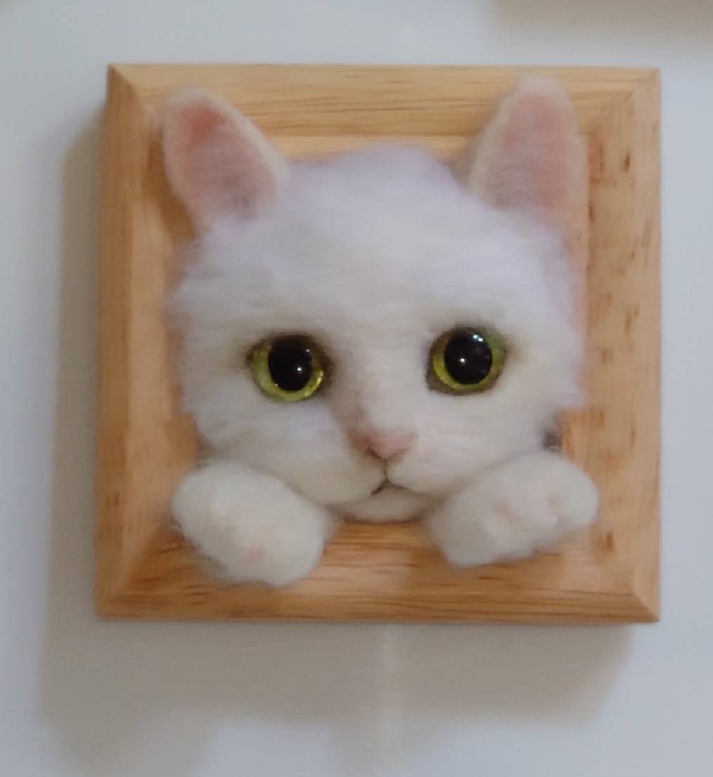 羊毛フェルト ハンドメイド 白猫|Yahoo!フリマ(旧PayPayフリマ) 羊毛フェルト ハンドメイド 白猫|Yahoo!フリマ(旧PayPayフリマ)