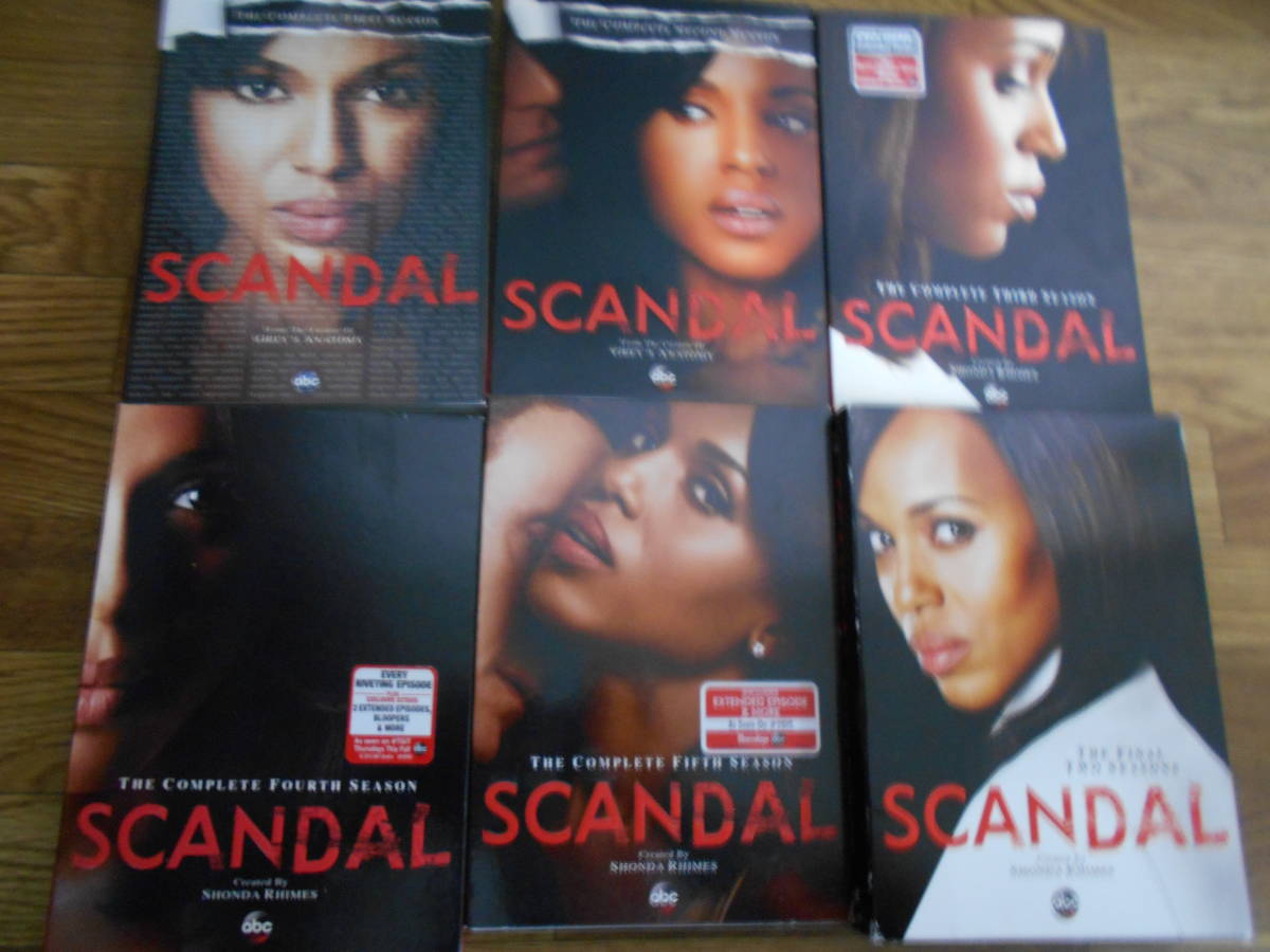 [DVD]　Scandal　スキャンダル 　シーズン1～シーズン7　輸入盤　ケリー・ワシントン