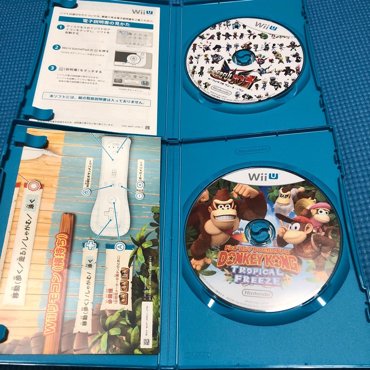 【Wii U】 ドンキーコング トロピカルフリーズ、ザワンダフル101セット